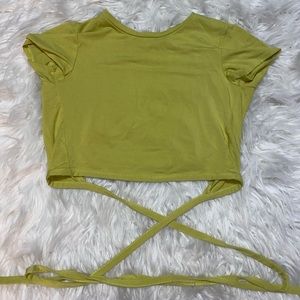 Garage open back wrap top size xs